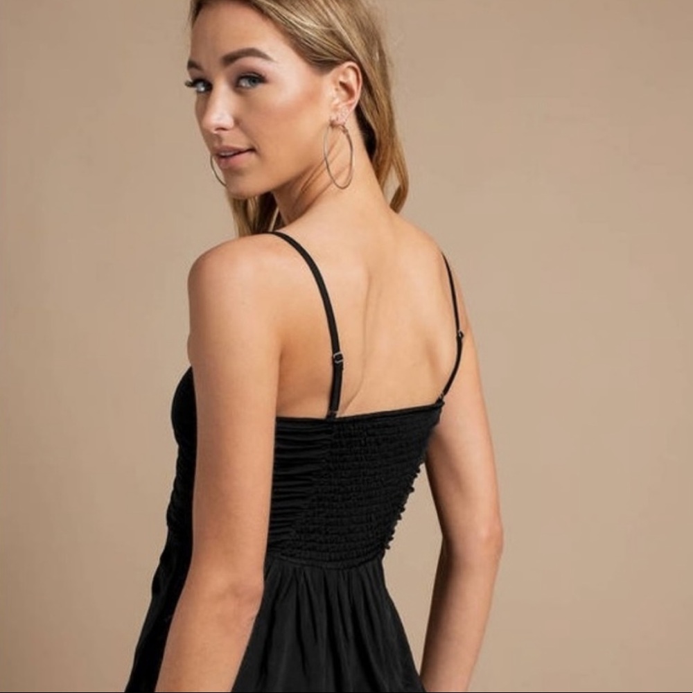 SOLD FREE PEOPLE Vacation Vibes Black Top Medium - Picture 4 of 7